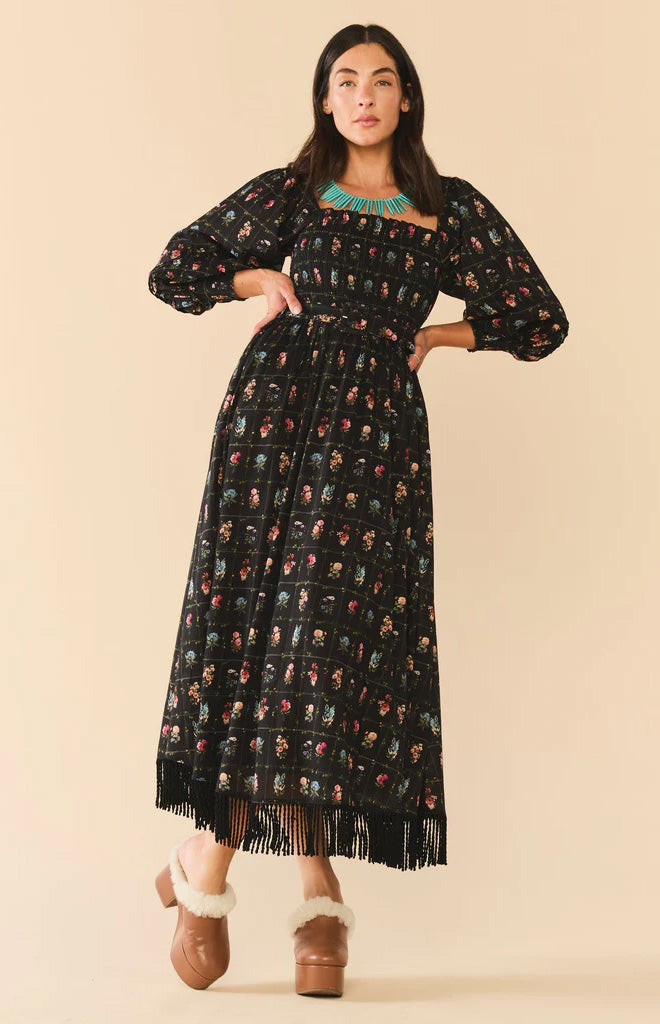 Jocelyn Dress in Florence Black Floral