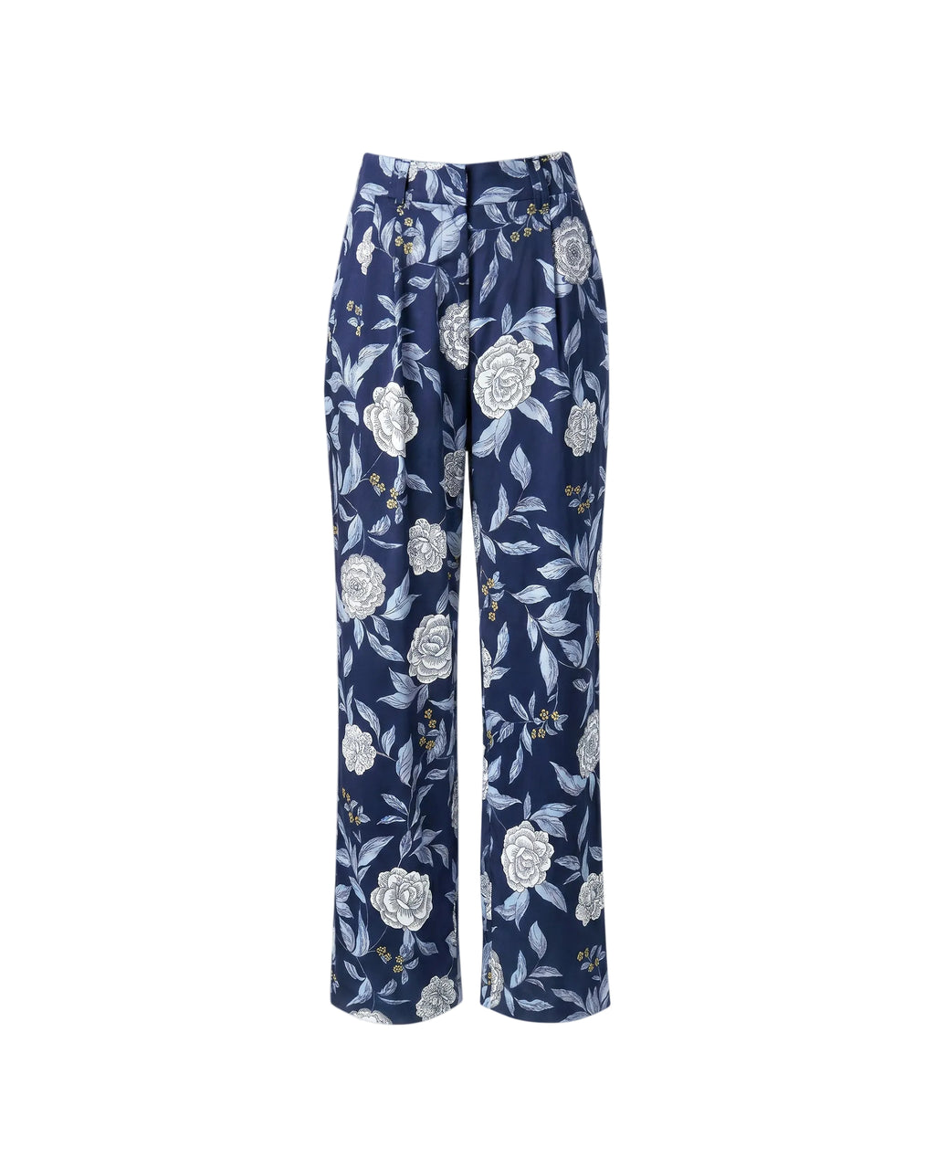 Jodi Pant in Maritime Blue Multi Floral
