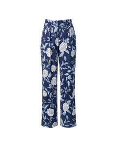 Jodi Pant in Maritime Blue Multi Floral