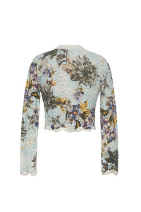 Jolene Cardigan in Margaux Bloom Blue