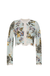 Jolene Cardigan in Margaux Bloom Blue