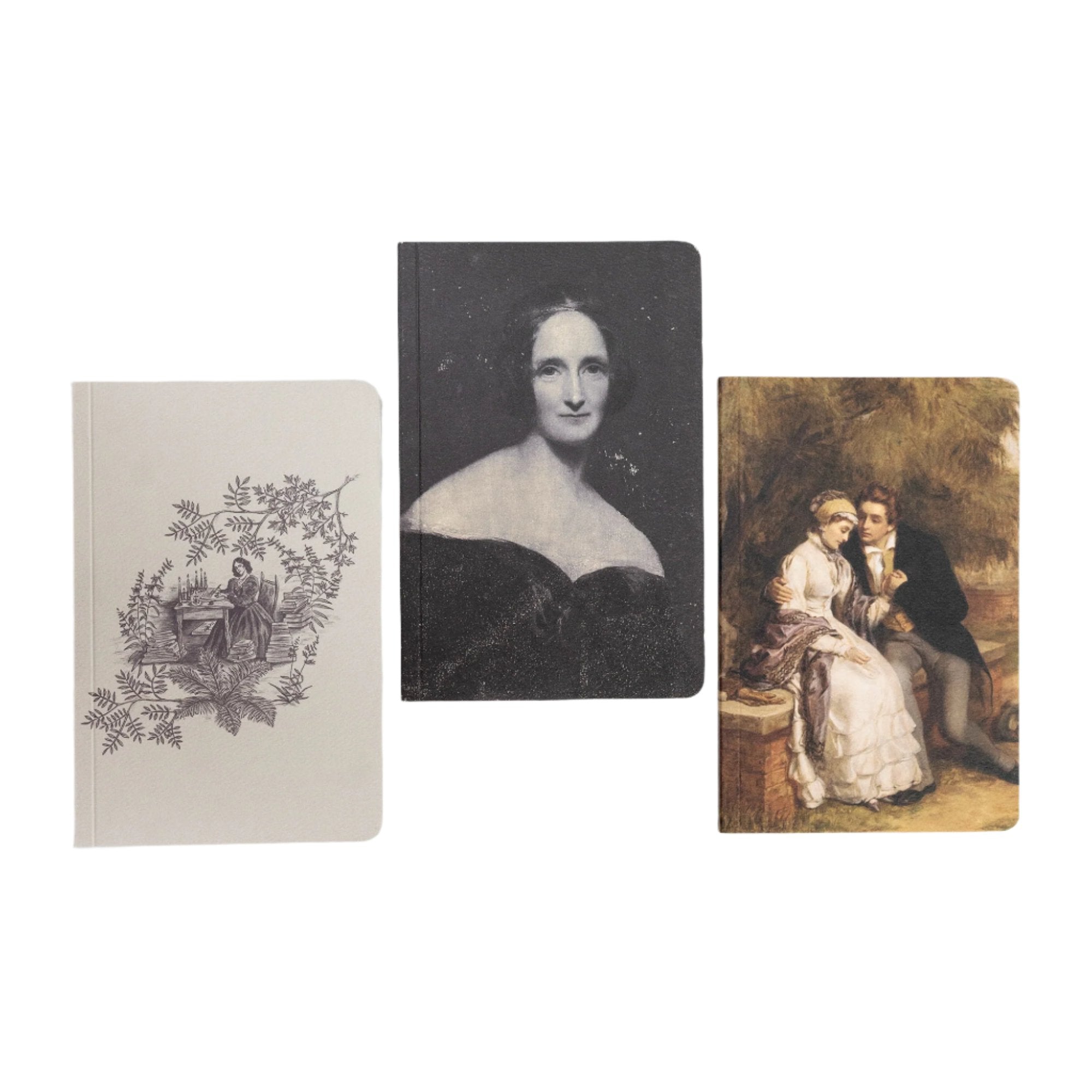 Portraits of Mary Shelley Pocket Journals, Set of 3