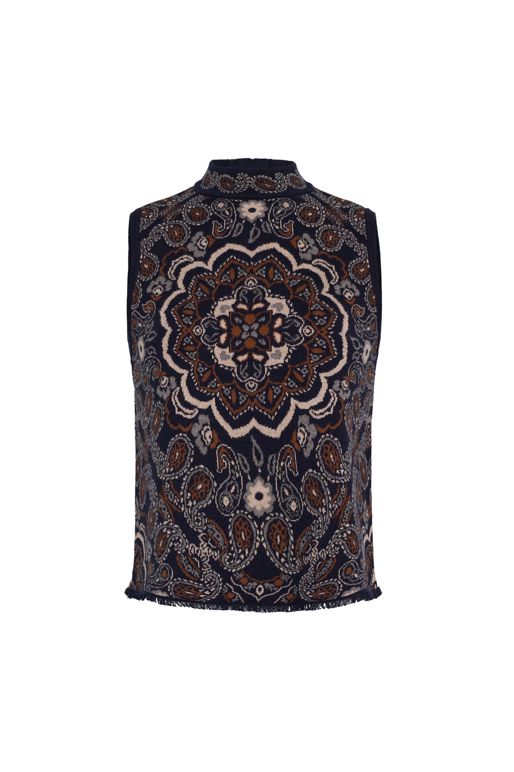 Julissa Top in Bandana Navy