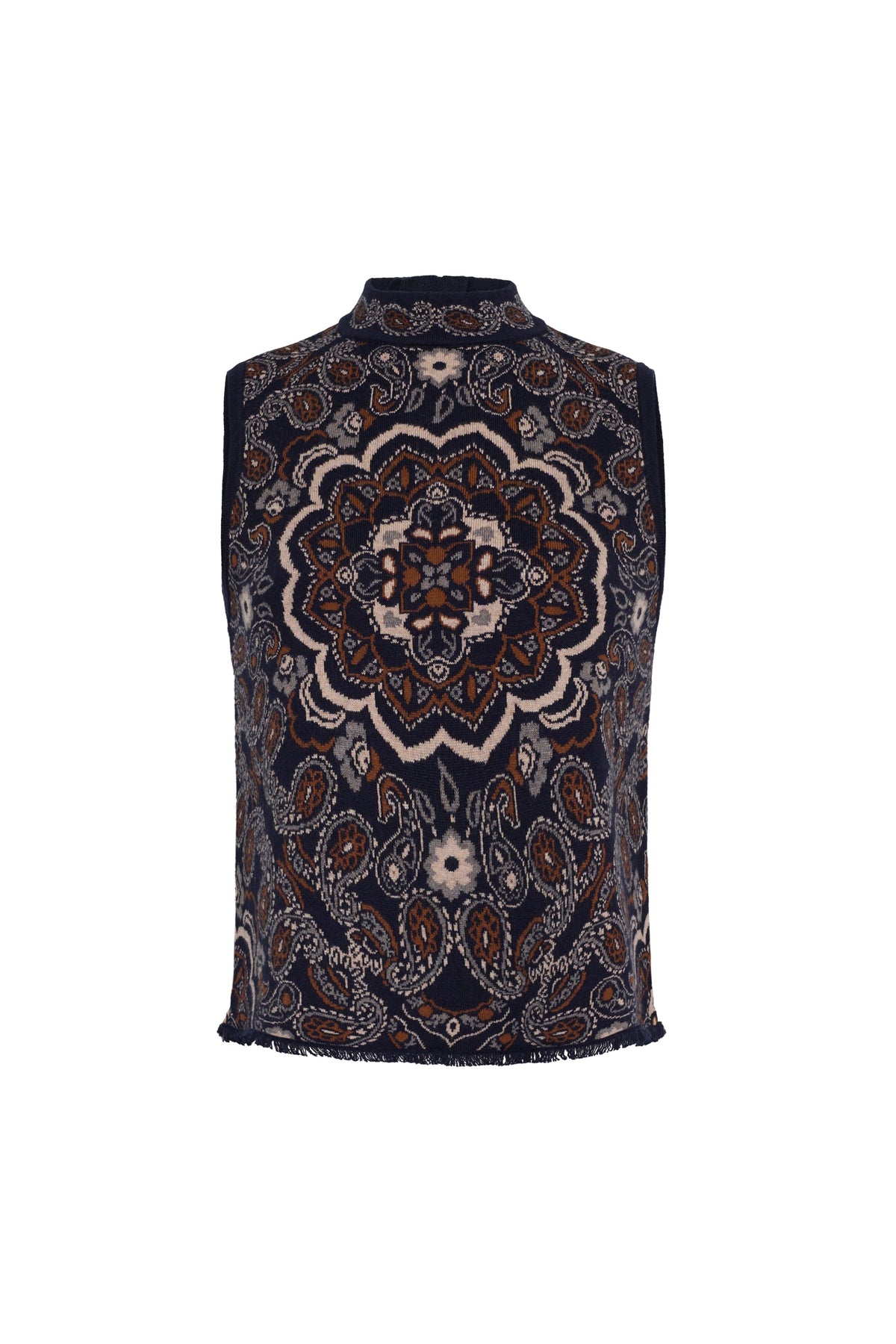 Julissa Top in Bandana Navy