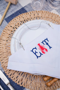 2-in-1 Lobster Napkin & Bib, Set of 4