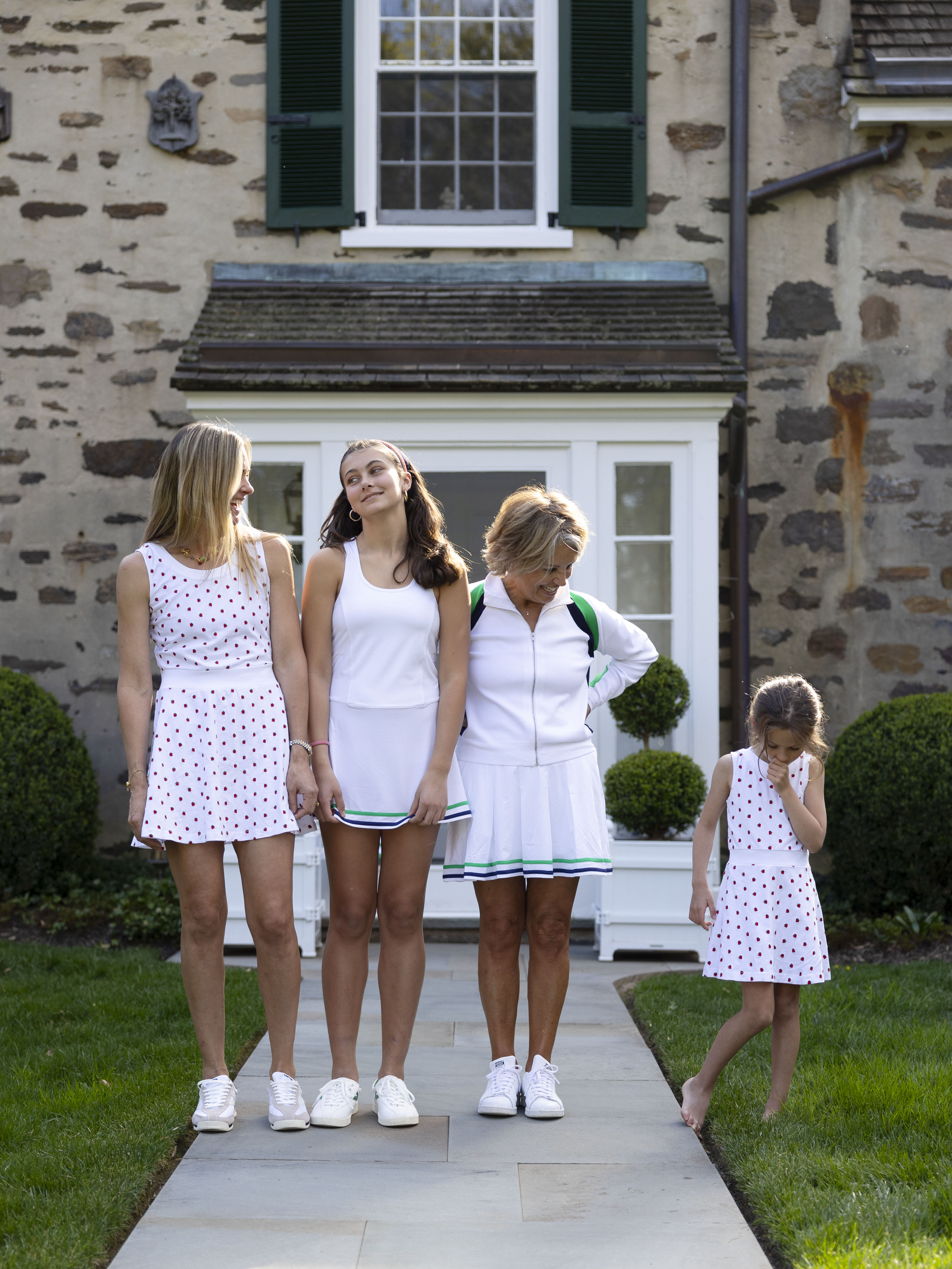 Girl's White Tennis Dress