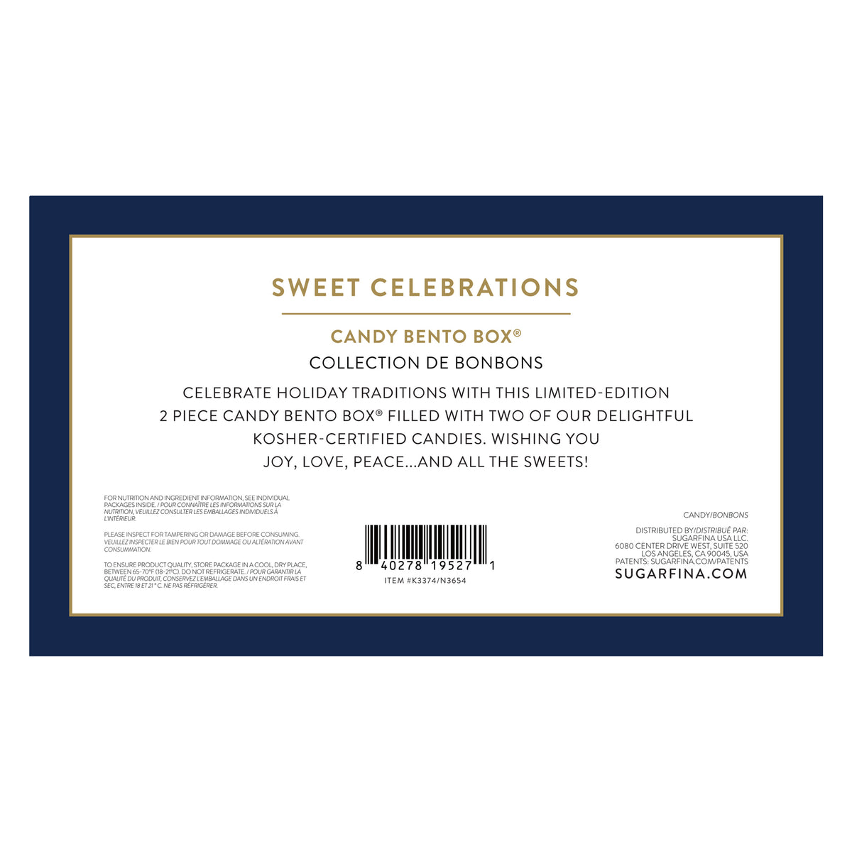 Hanukkah 2025 2-Piece Bento Box