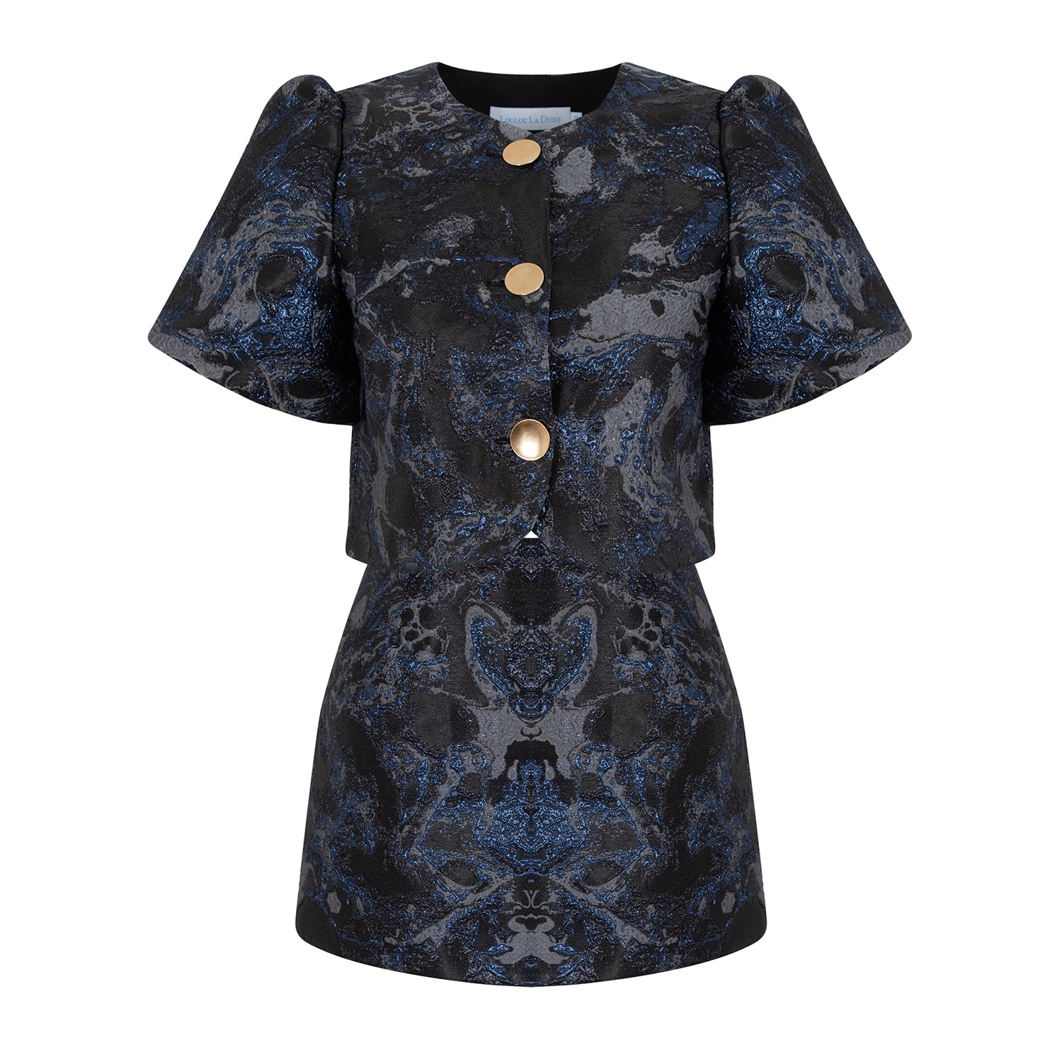 Emilia Set in Black & Blue