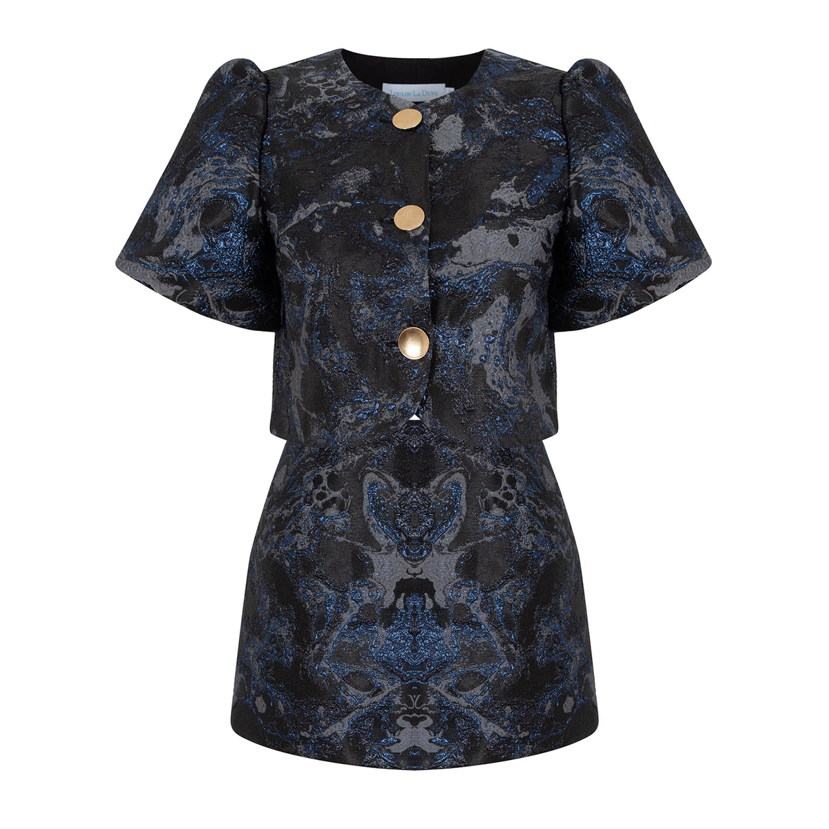 Emilia Set in Black & Blue