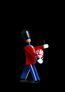 Drummer Small in Red, White, and Blue