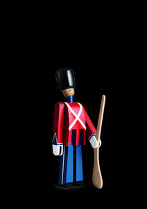 Guardsman With Gun in Red, White, and Blue