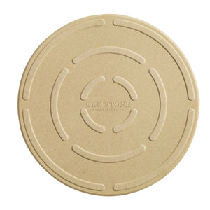 Cordierite Round Pizza Stone 14" in Beige