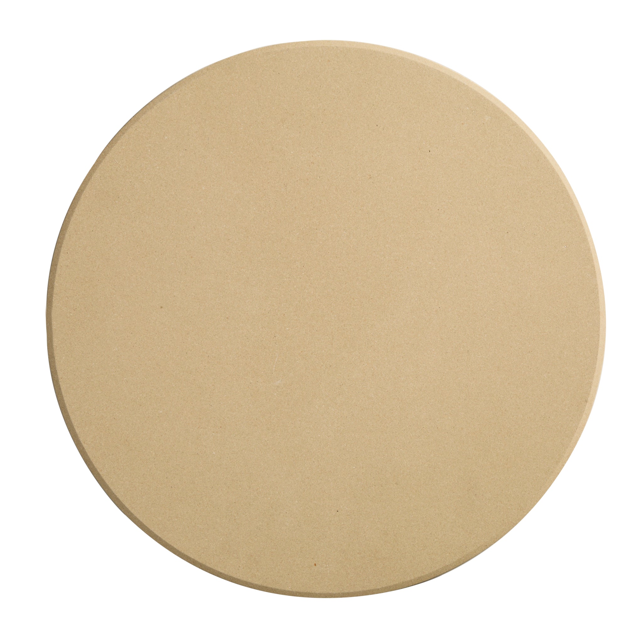 Cordierite Round Pizza Stone 16" in Beige