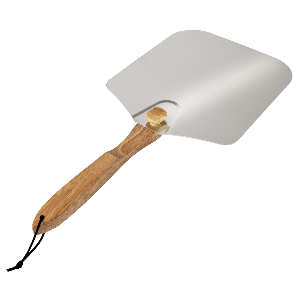 Aluminum Pizza Peel with Folding Handle 12" x 14" in Silver
