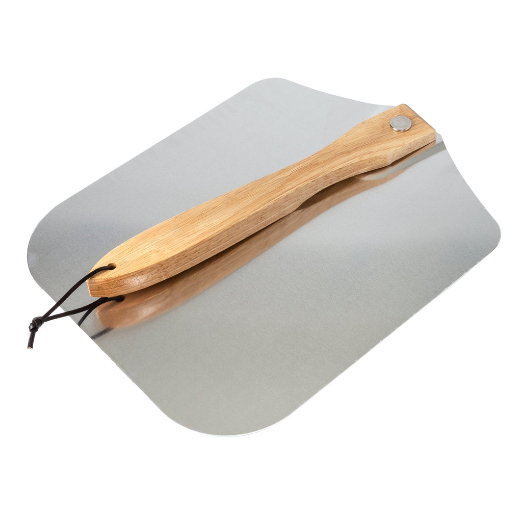 Aluminum Pizza Peel with Folding Handle 12" x 14" in Silver