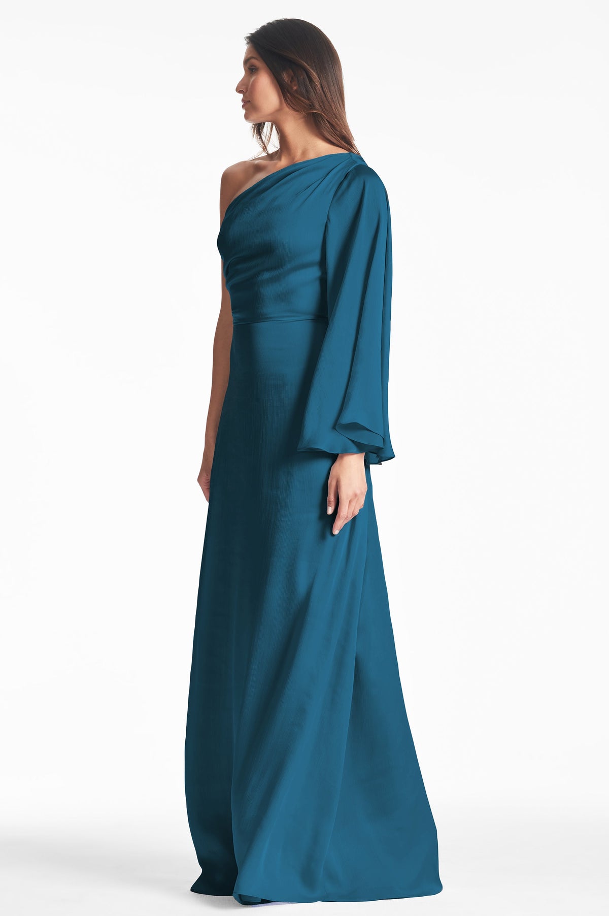 Keely Gown in Bottle Green