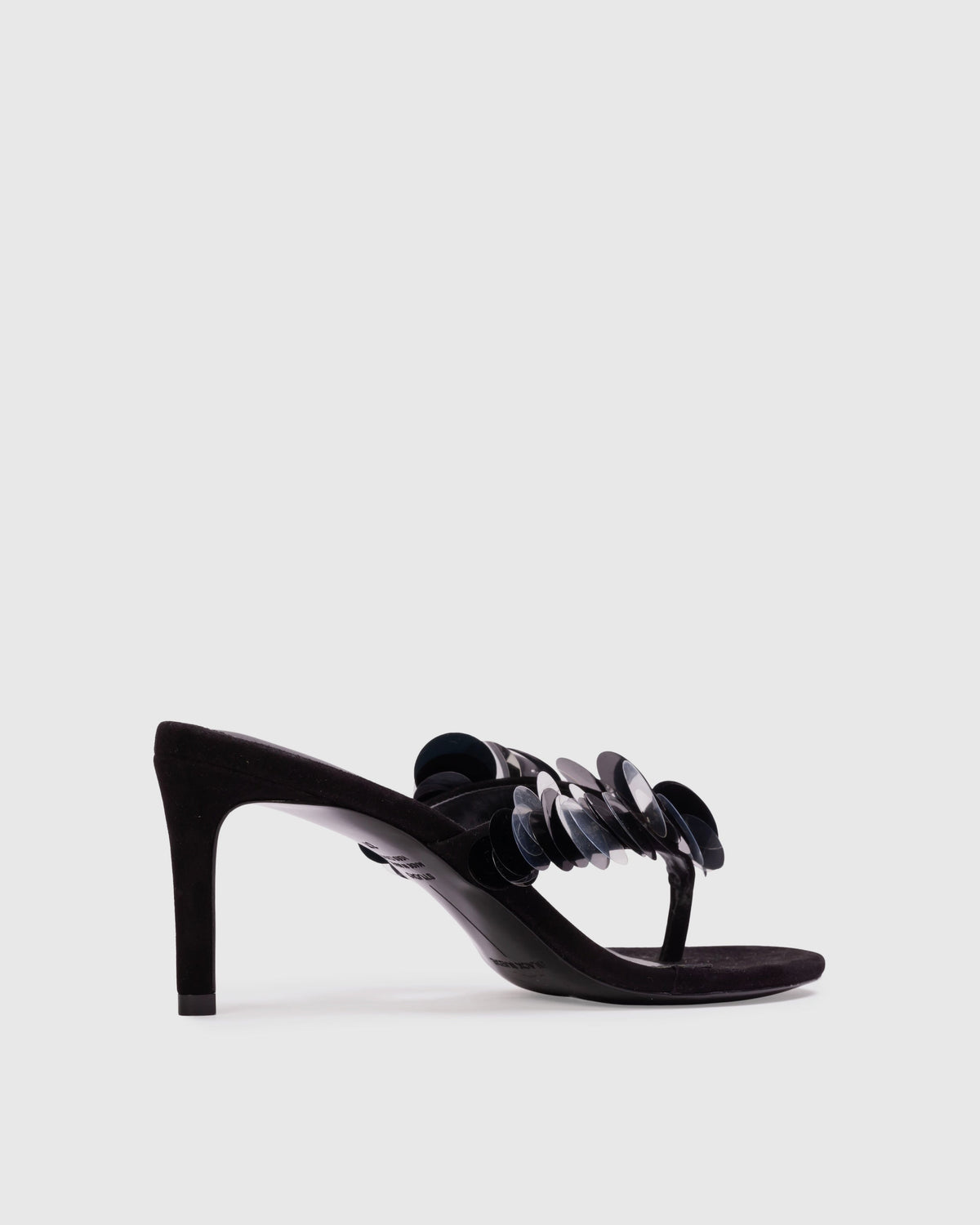 GLW 70 Mule in Black Suede