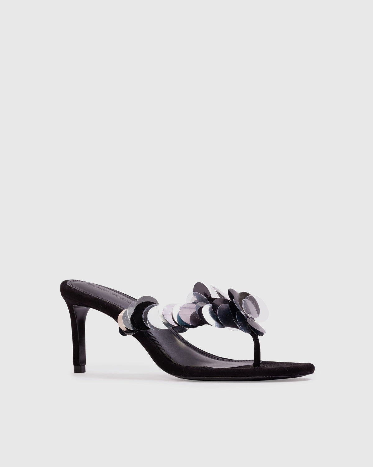 GLW 70 Mule in Black Suede