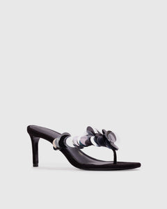 GLW 70 Mule in Black Suede