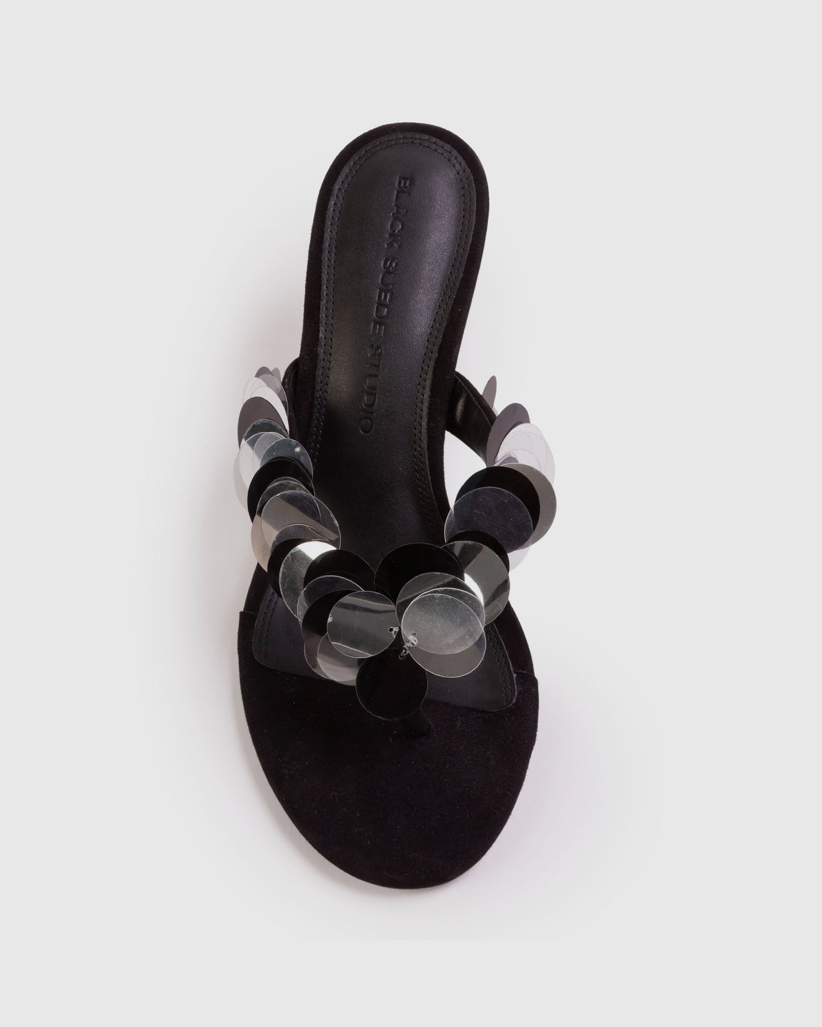 GLW 70 Mule in Black Suede