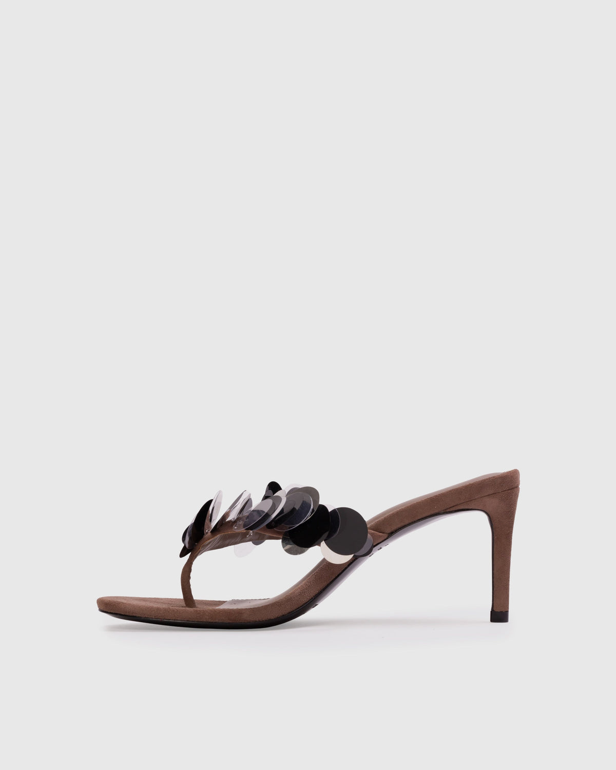 GLW 70 Mule in Taupe Suede