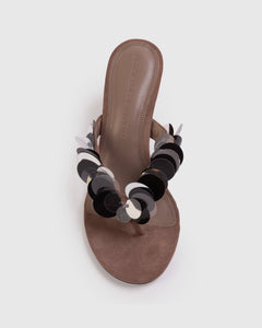 GLW 70 Mule in Taupe Suede