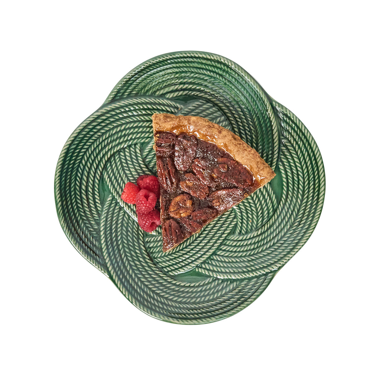 Le Panier Mystic Knot Dessert/Salad Plate in Basil