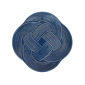 Le Panier Mystic Knot Dessert/Salad Plate in Denim