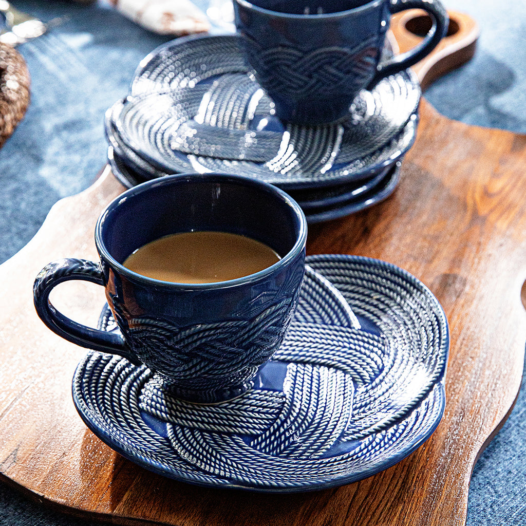 Le Panier Mystic Knot Mug in Denim