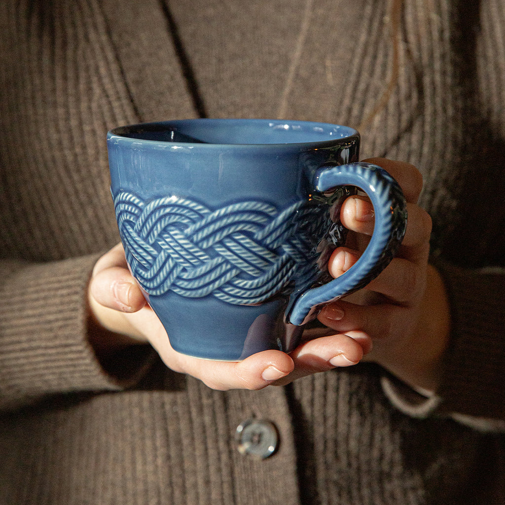 Le Panier Mystic Knot Mug in Denim
