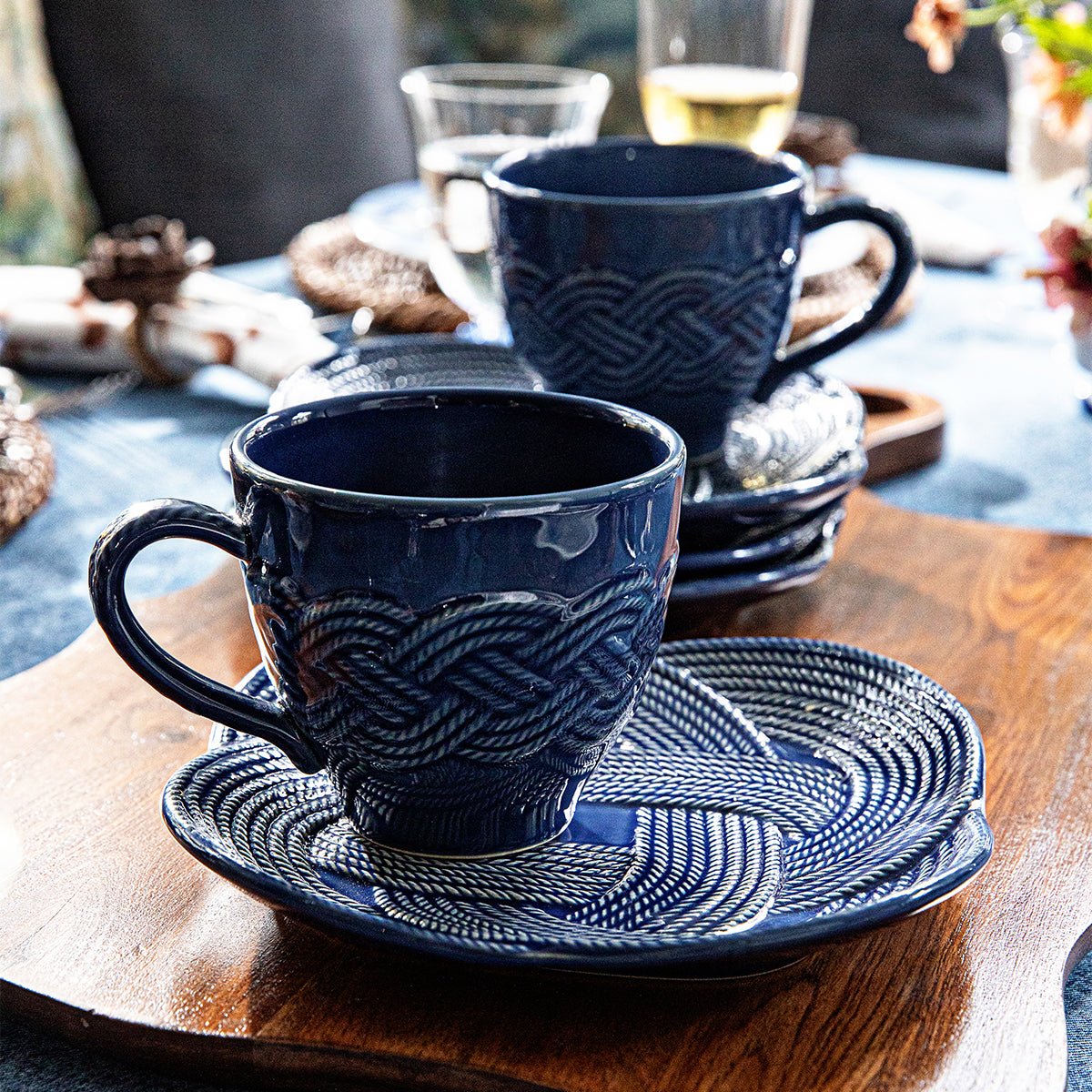 Le Panier Mystic Knot Mug in Denim