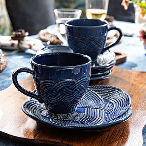 Le Panier Mystic Knot Mug in Denim