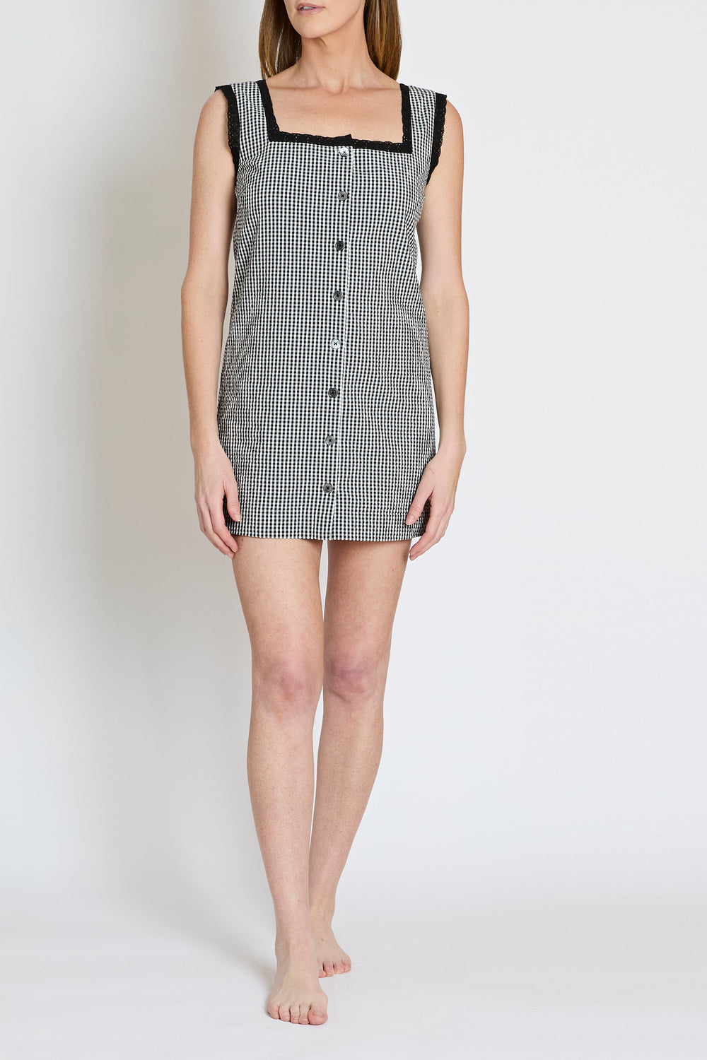The Gingham Garden Shift Dress