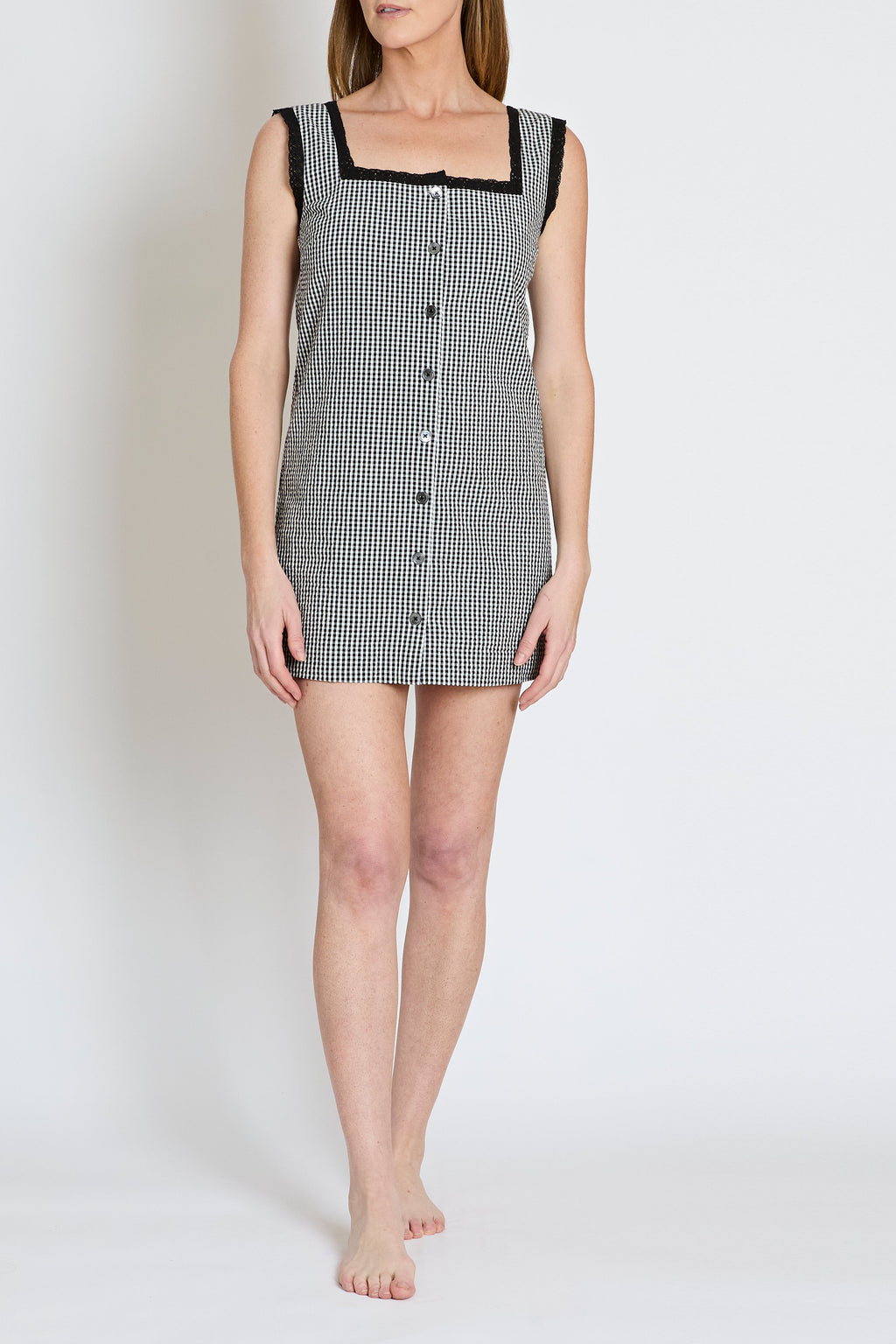 The Gingham Garden Shift Dress