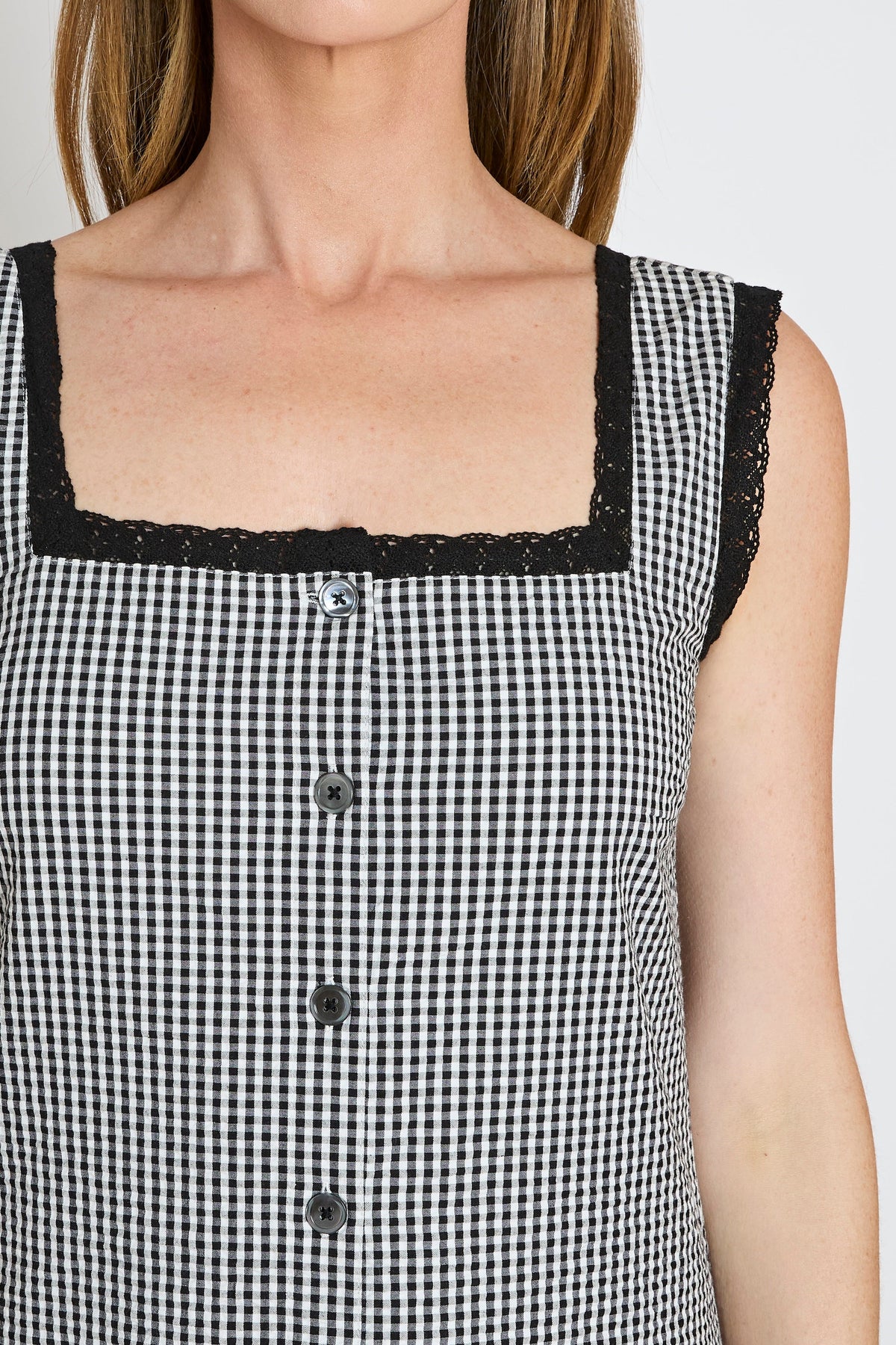 The Gingham Garden Shift Dress