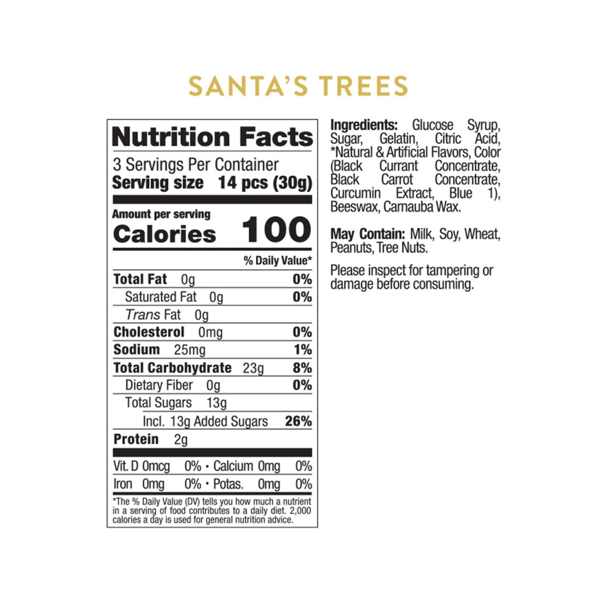 Santa Claus - Holiday Trees, 3-Piece Kit