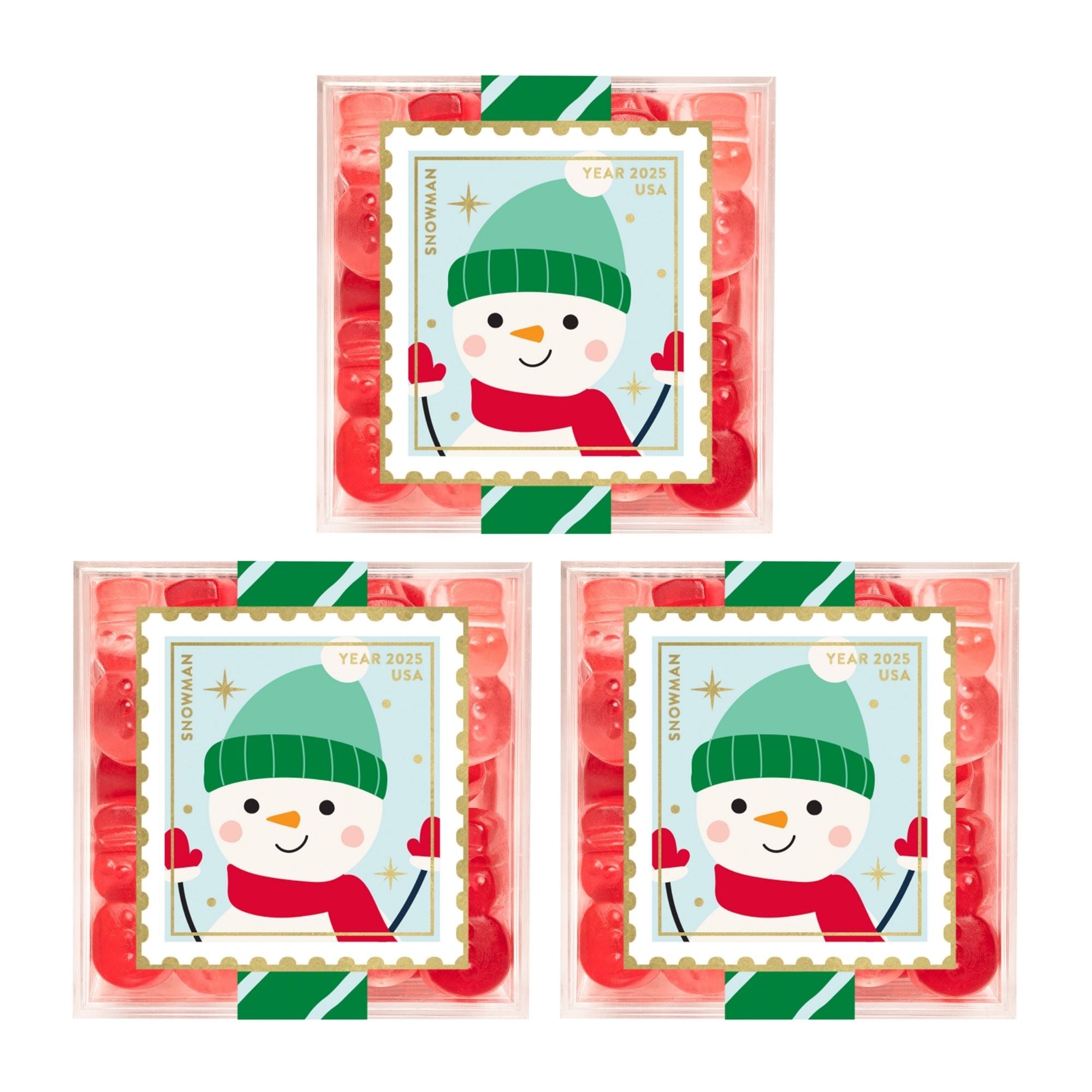 Snowman Gummies, 3-Piece Kit