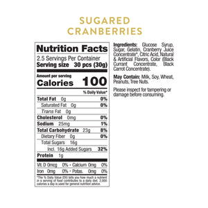 Sugared Cranberries, Set of 3