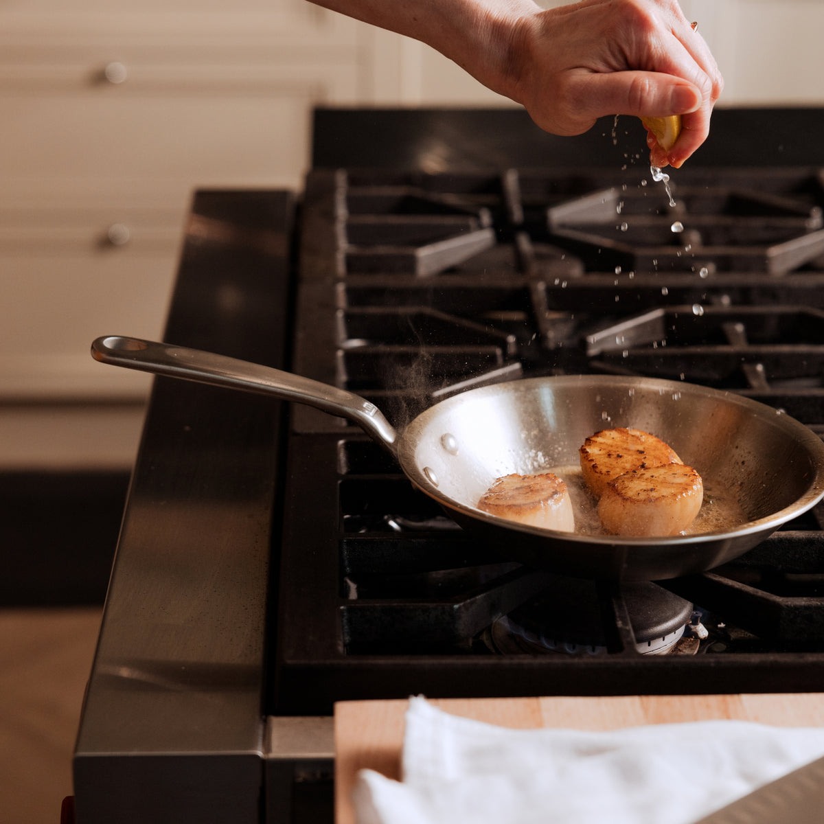 Stainless Clad Fry Pan 8"