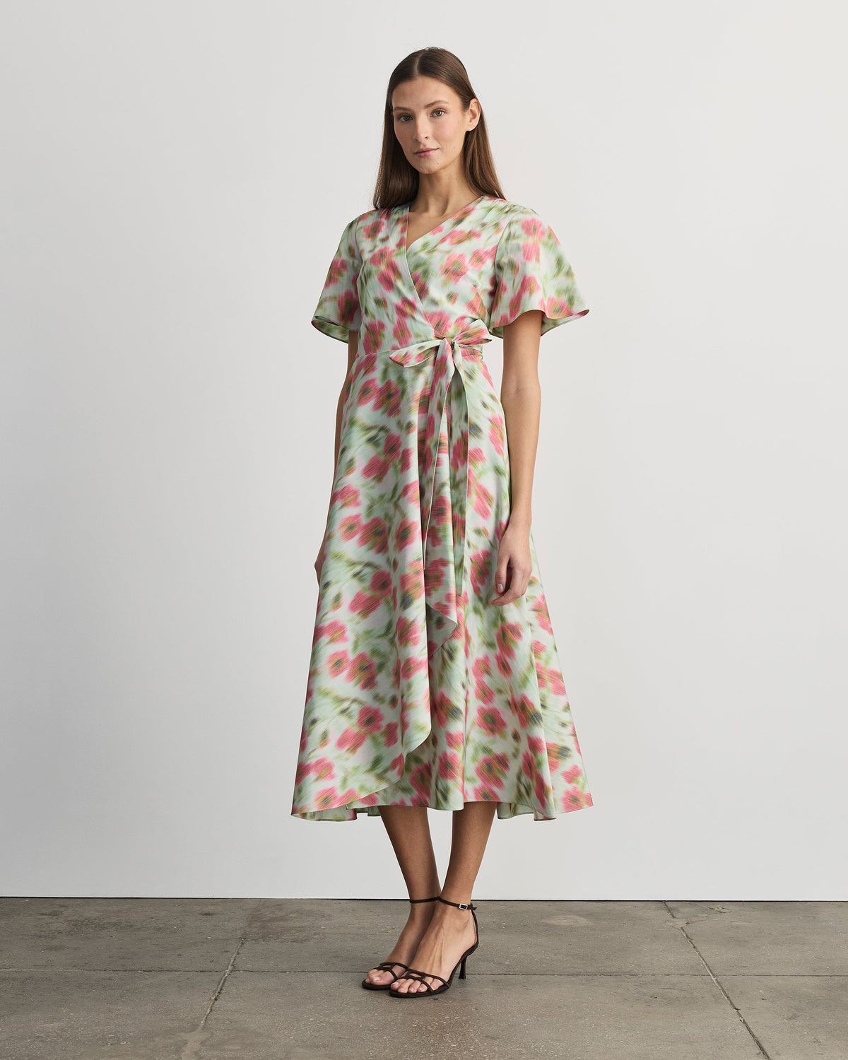 Klaire Dress in Pistachio Multi