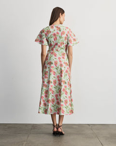 Klaire Dress in Pistachio Multi