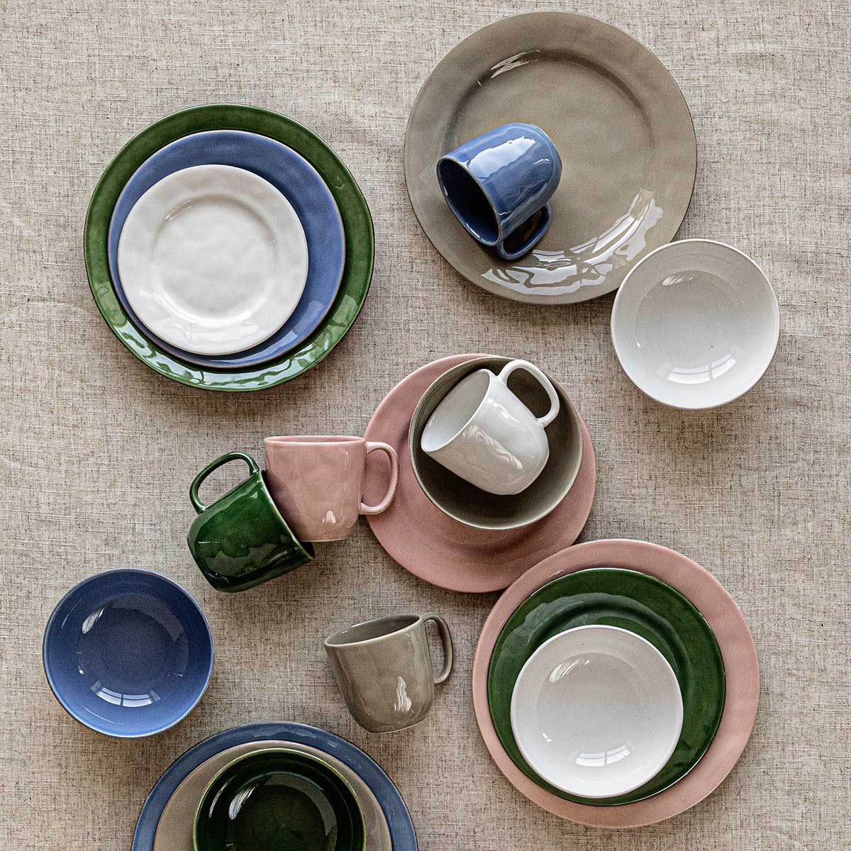 Puro Side/Cocktail Plate in Whitewash