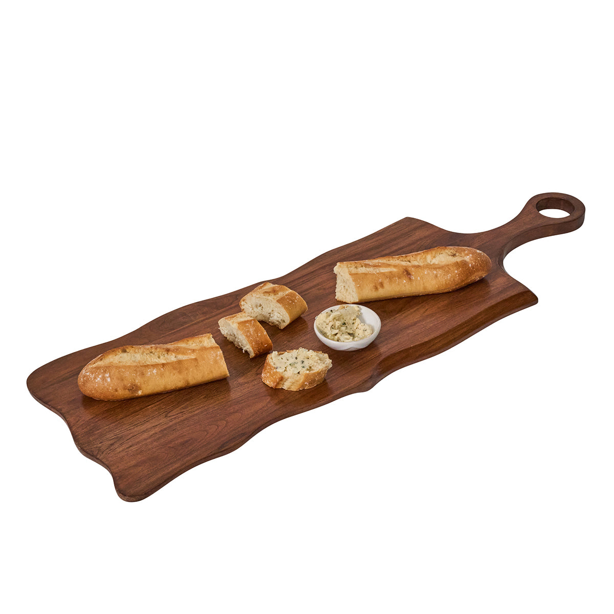 Puro Long Serving Board in Teak