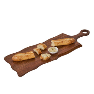 Puro Long Serving Board in Teak