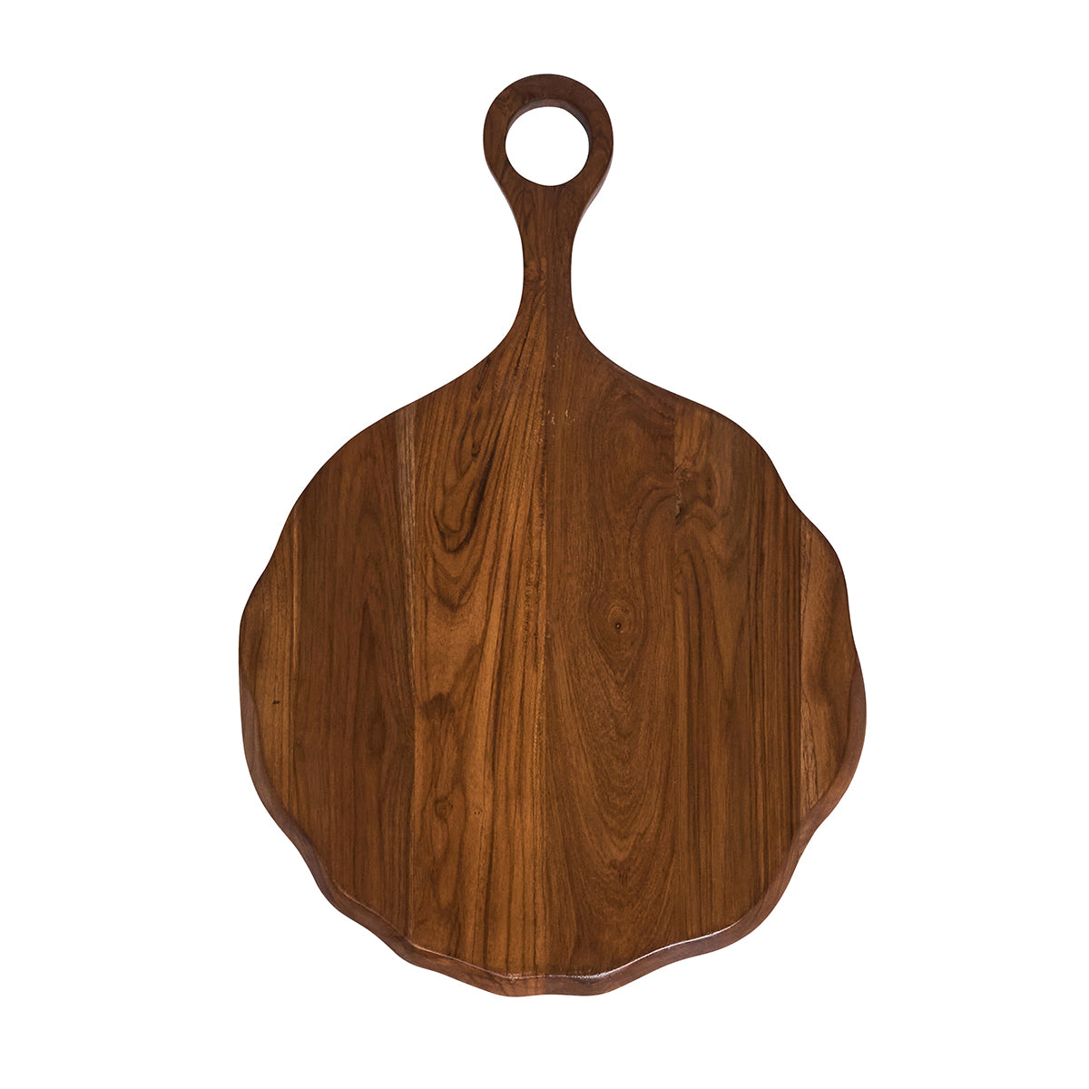 Puro Round Serving Board in Teak