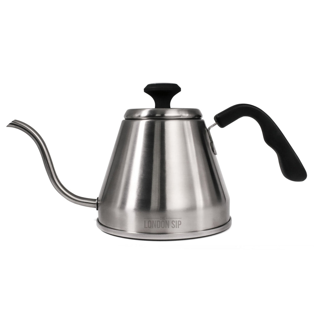 Stainless Steel Kettle w/ Beverage Thermometer 1.2L in Silver