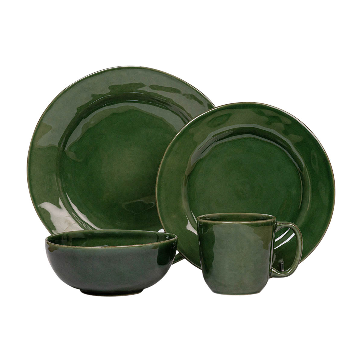 Puro 4-Piece Place Setting in Basil