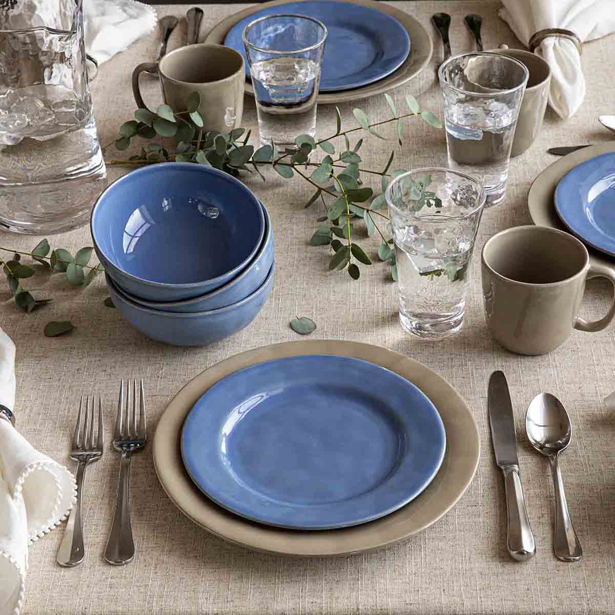 Puro 4-Piece Place Setting in Chambray