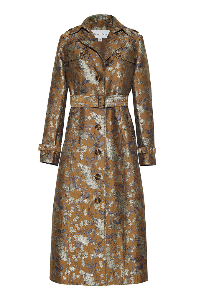 Karlie Trench in Jacquard Garden