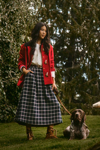 Queenby Skirt in St Andrews Check